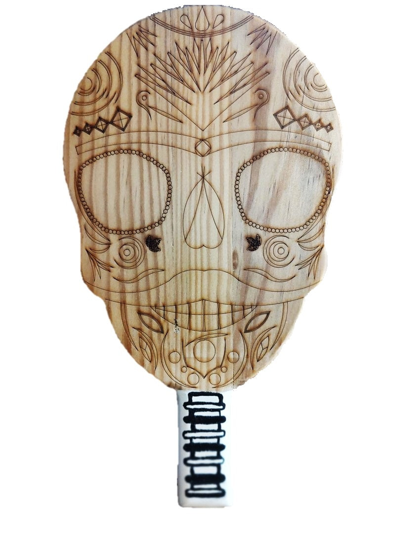 Tabla para picar modelo "calavera", kit con secador