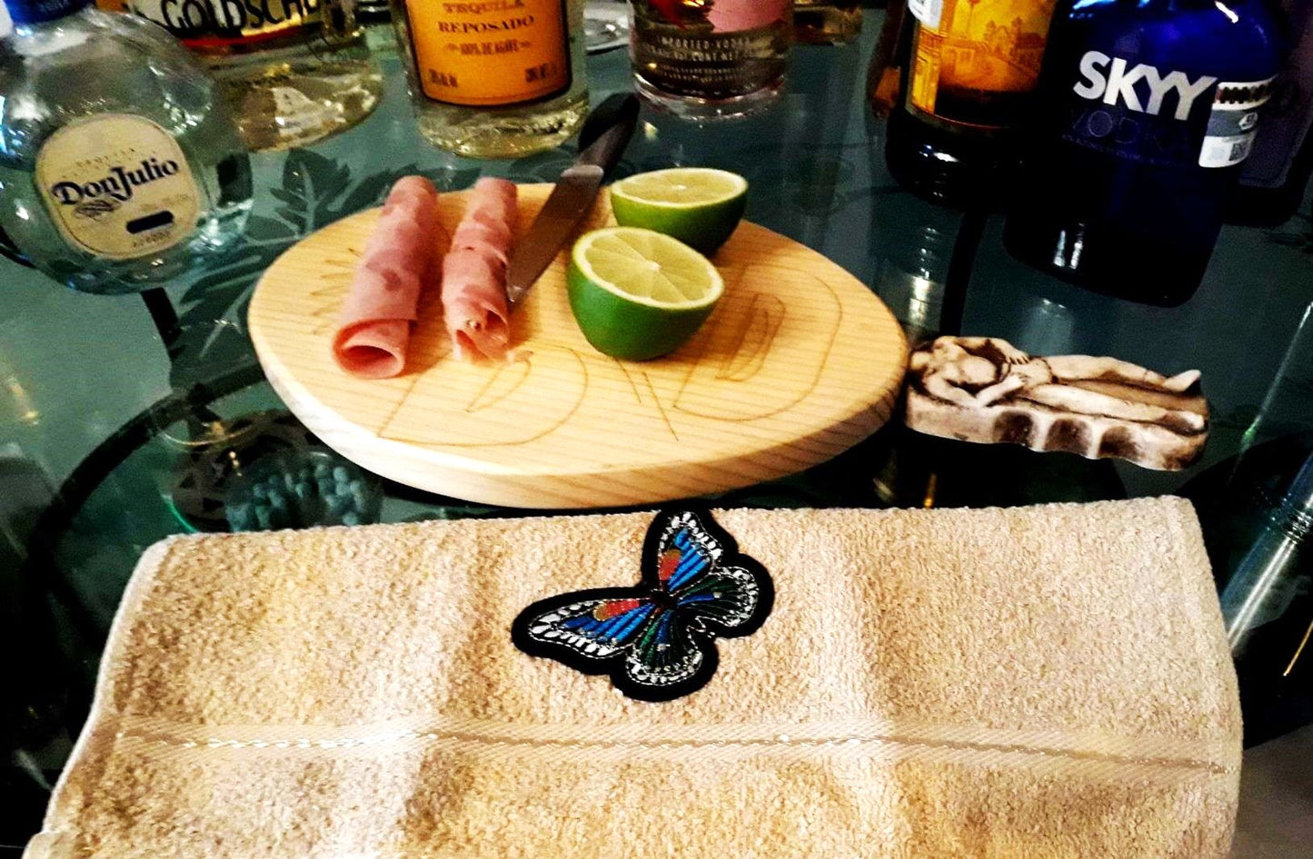 Tabla para picar modelo "luchador", kit con secador